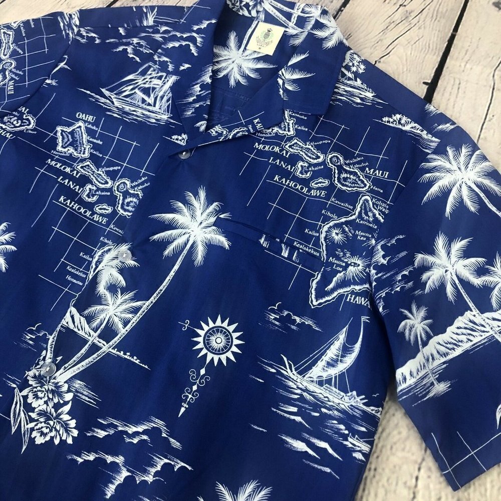 Vintage Royal Creations Hawaiian Shirt Medium - Picture 6 of 10